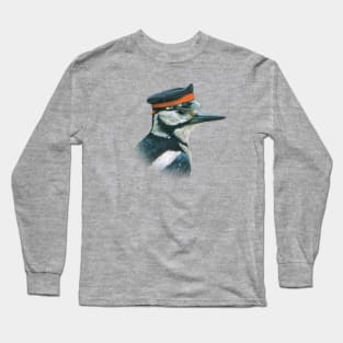 Great-spotted woodpecker Long Sleeve T-Shirt